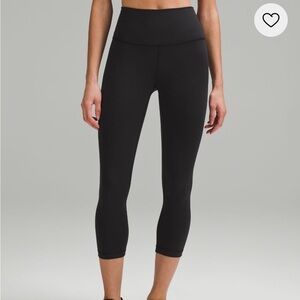 Lululemon Wunder Train High-Rise Crop 21” True Navy Size 4